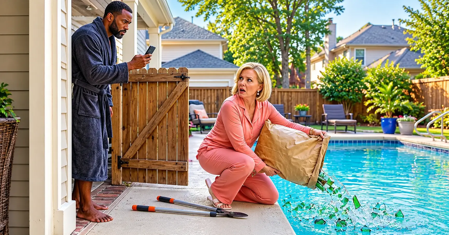 Hoa Karen Dumped Broken Glass Into His Pool—Then the FBI Alarm Went Off!
